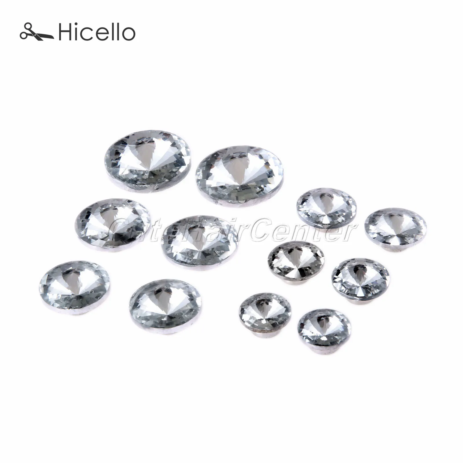 10 комплектов бриллиантовые гвозди стеклянные пуговицы искусственный узел 16 мм/18