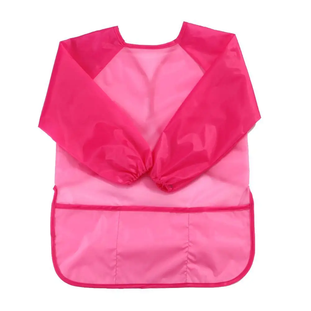 

Fashion Waterproof Long Sleeve Baby Toddler Painting Feeding Smock Bib Apron