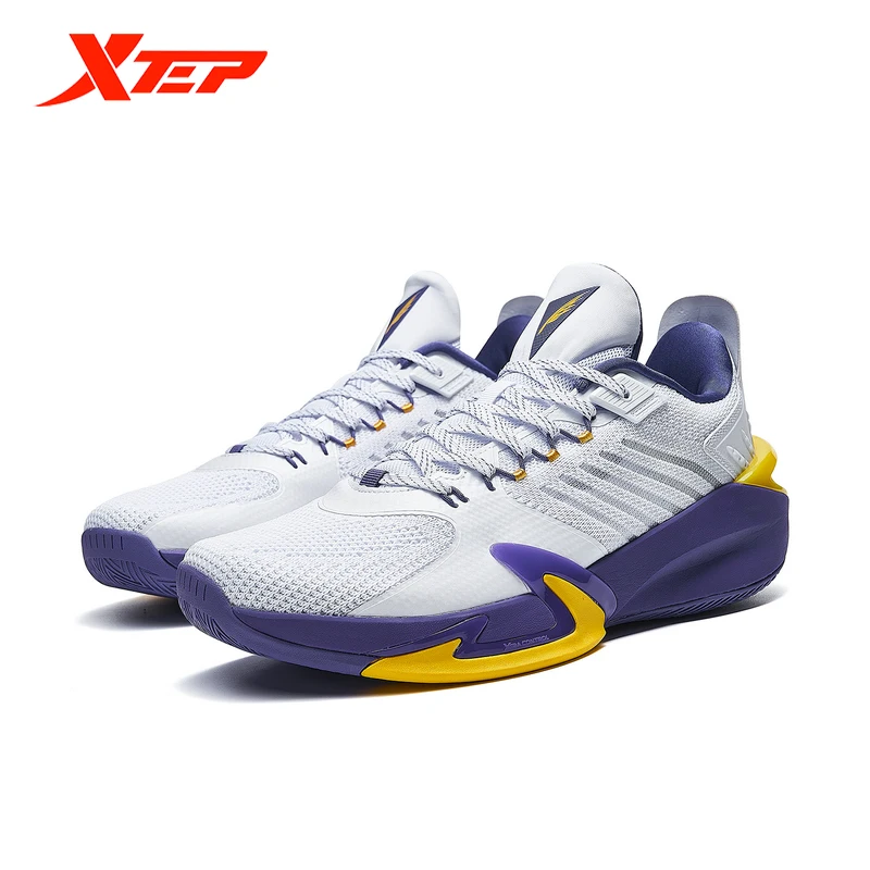 Мужские баскетбольные ботинки Xtep Нескользящие износостойкие высокие удобная