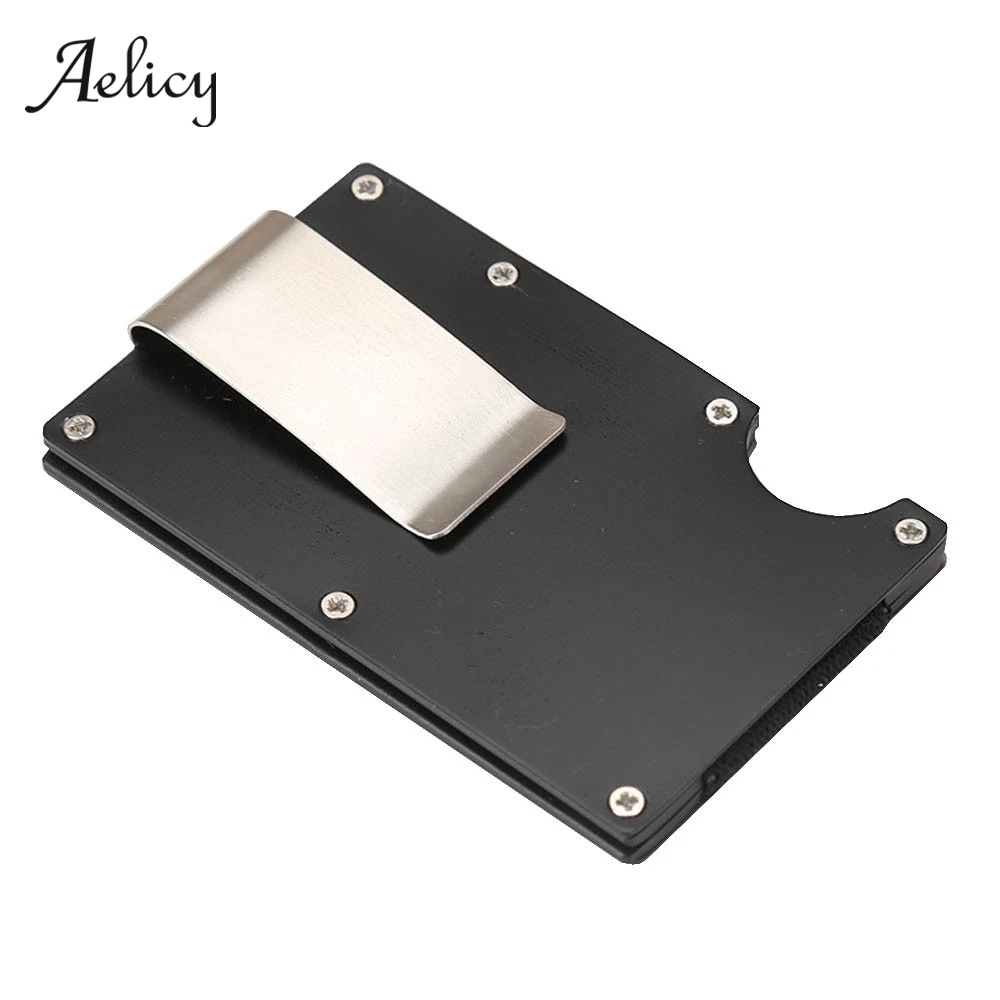 Aelicy из нержавеющей стали металлические зажимы для кредитных карт кошелек мужской зажим для денег денежный зажим держатель Чехол сумка для мужчин Bolsas Feminina Mujer