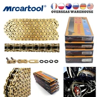 mrcartool motorcycle oil seal chain sets for 428 520 525 530 did chains 120 136 links cafe racer motocross mini moto accessories