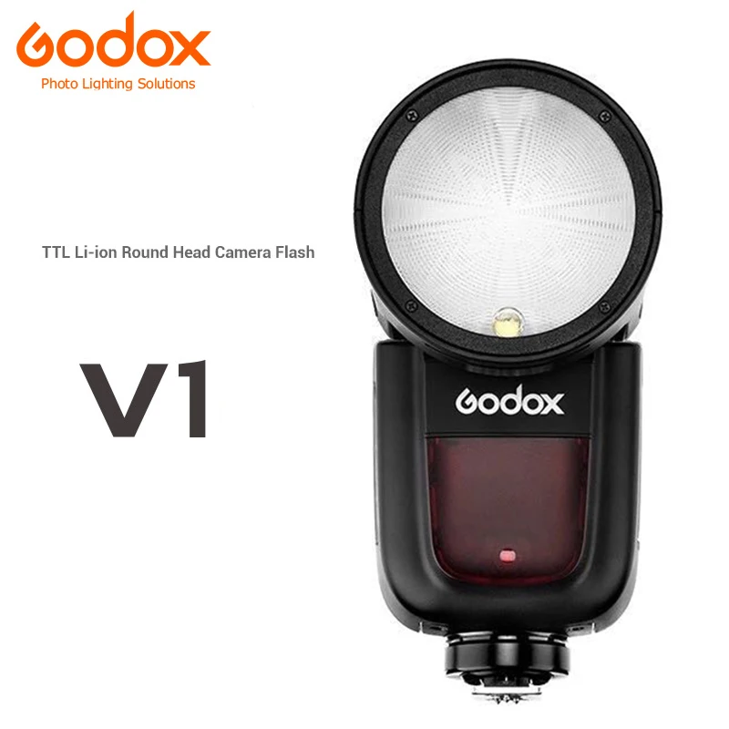 Godox V1 Flash V1C/N/S/O/F TTL 2 4G Wireless X system 1/8000s HSS battery Speedlite для Canon Nikon Sony Fuji Olympus|Фотовспышки| |
