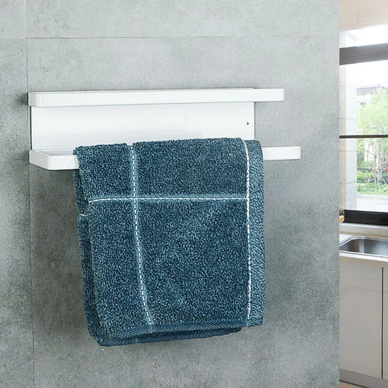 

Magnet Towel Rack Kitchen.Roll Towel Towel Rack Toilet Rack Free,Punch Storage Rack