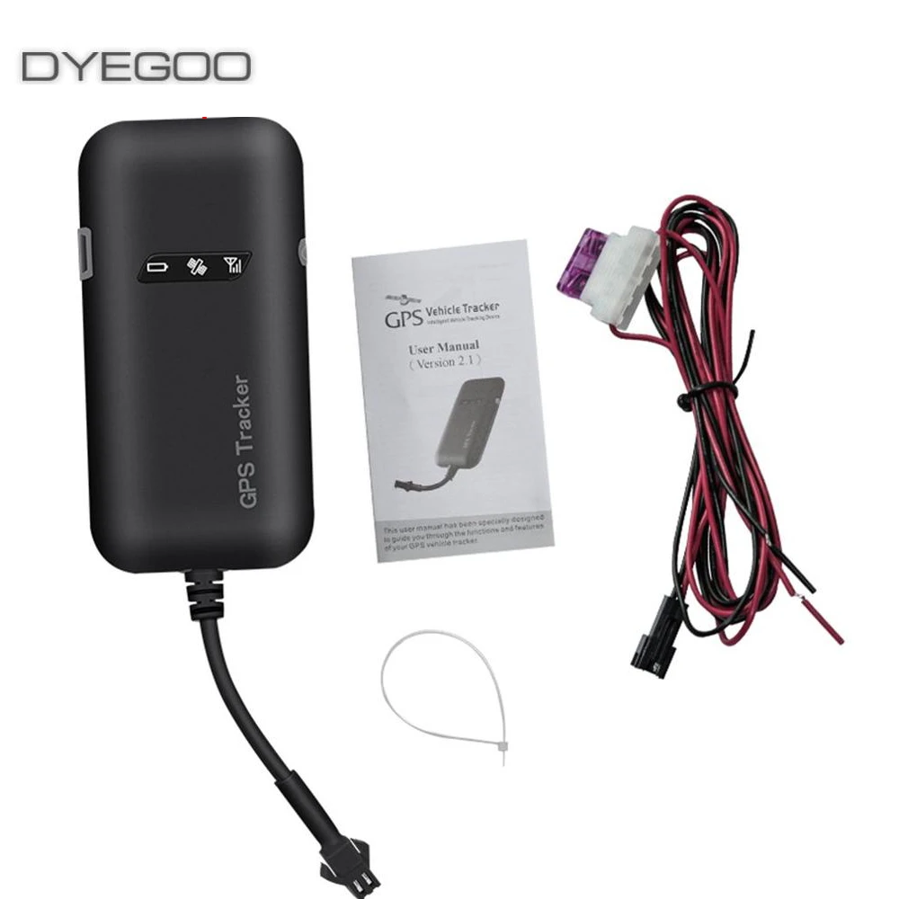 DYEGOO gps локатор отслеживание в реальном времени google link Мини GT02A автомобиль gsm gps трекер