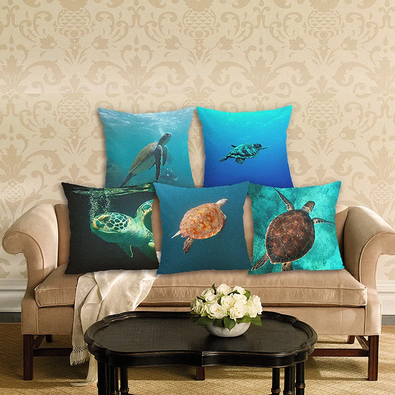 Модный чехол для подушки 45x45 см наволочка из мягкого хлопка и льна 3D дивана с