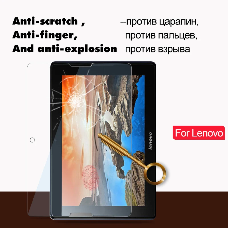 9H закаленное стекло для Lenovo Tab 4 8 Plus A7600/A10-70 10 Защита экрана Yoga Tab3 710F X50F/X50M/Yoga |