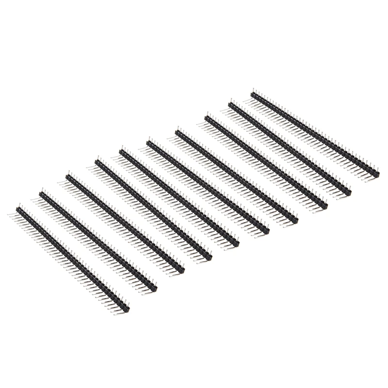 10 Pcs 1 X 40 Pin 2.54Mm Pitch Right Angle PCB Headers &ampamp 10Pcs 3 5.5X2.1Mm Female DC Power Jack Socket Connector | Обустройство