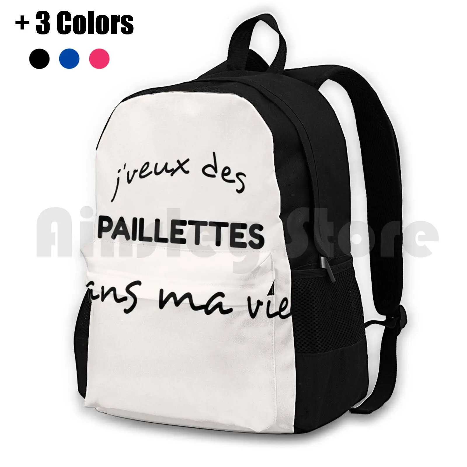 

T-Shirt Fun Funny Humor Ines Reg 2019 Buzz I Want I Want Glitter In My Life Kevin Outdoor Hiking Backpack Waterproof Camping