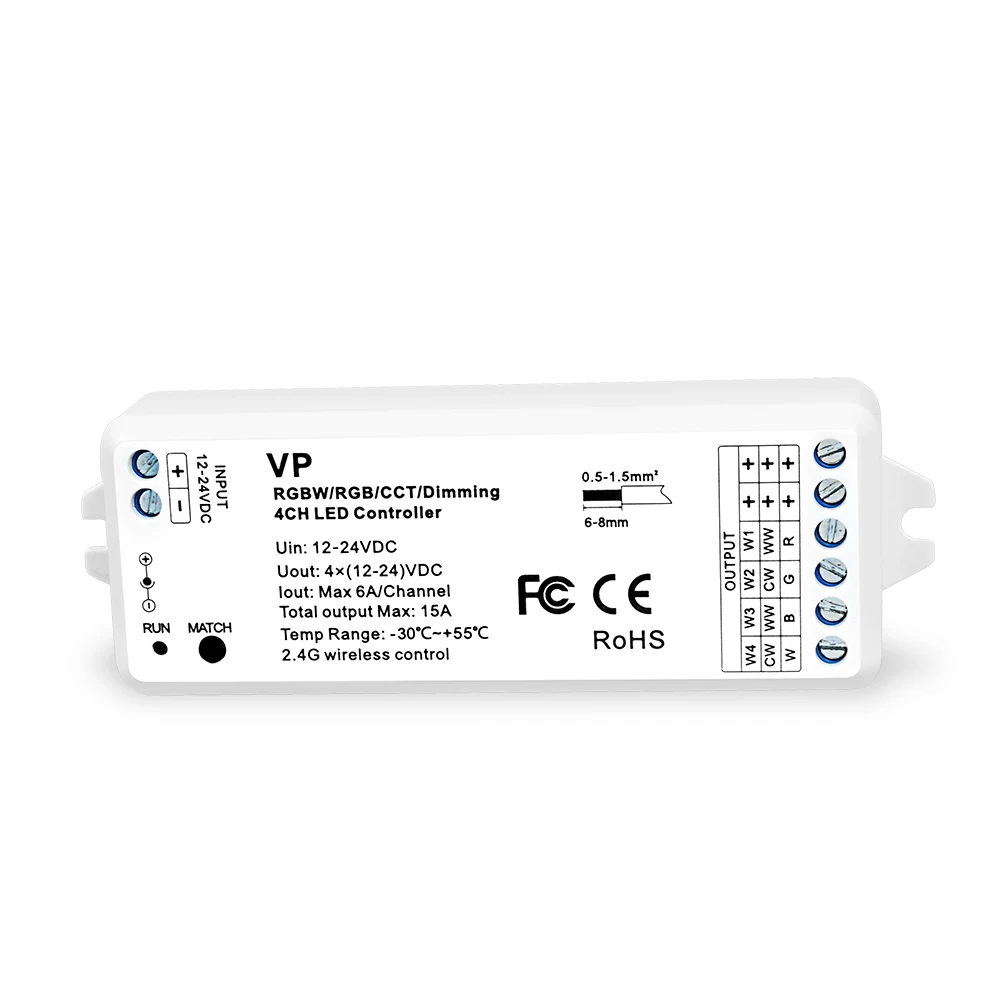 4CH 3A ресивер напряжения постоянного тока RF 2 4G VP|Контролеры RGB| |