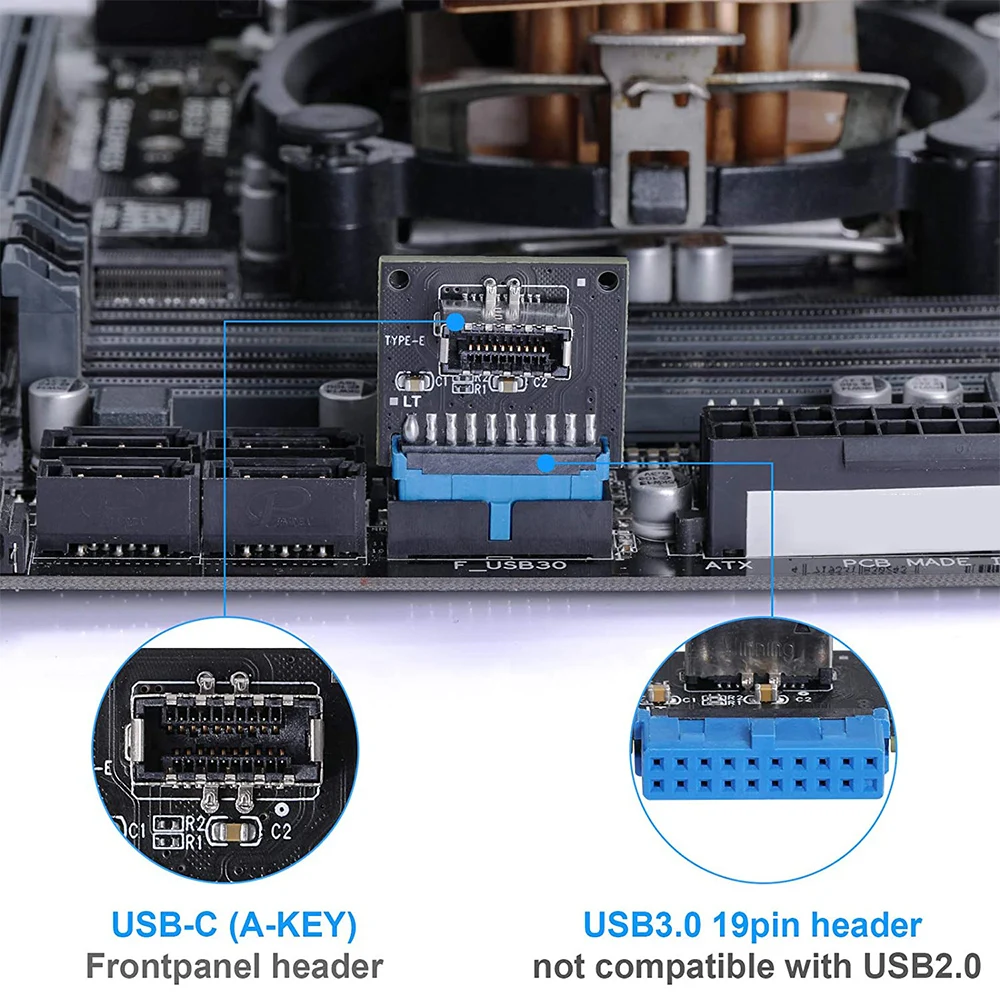 заголовок usb адаптер тип c usb 31 спе
