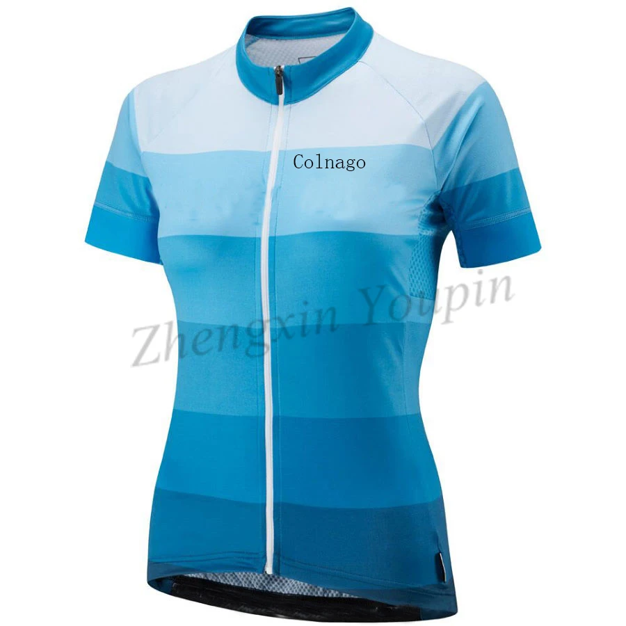 Новинка женская одежда для велоспорта комплекты из Джерси с коротким рукавом