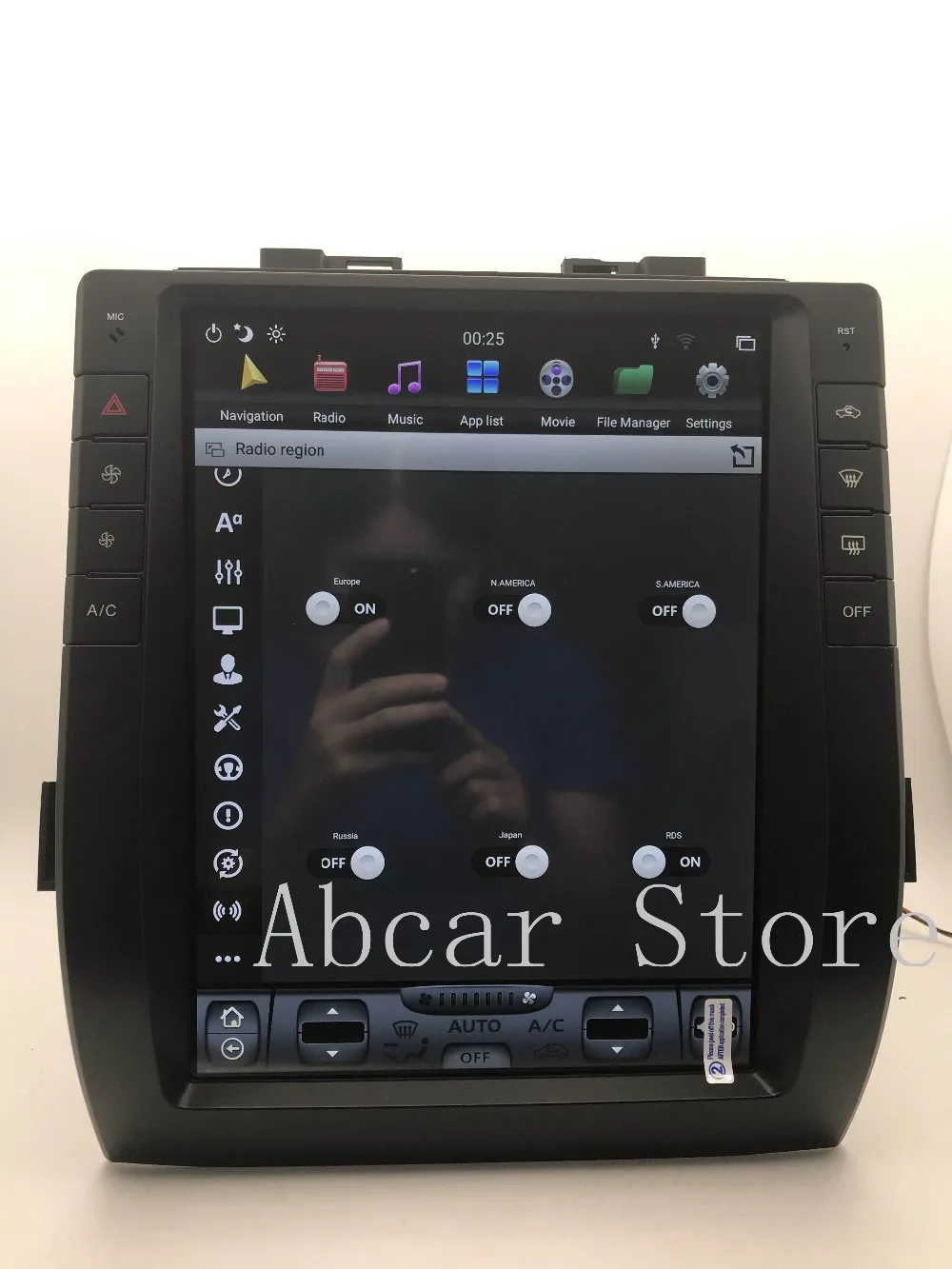 13 дюймов Tesla стиль Android 8,1 автомобильный dvd-плеер gps навигация радио авто px6 для Toyota alphard Vellfire 30 серии