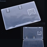 1 pc transparent game card storage case box cartridge holder shell for switch ns with book holder for insert cover