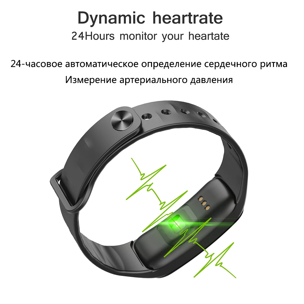 Фитнес-браслет C1S, умные часы, водонепроницаемый смарт-браслет, монитор сердечного ритма, трекер здоровья, браслет для спорта, PK Mi Band 4