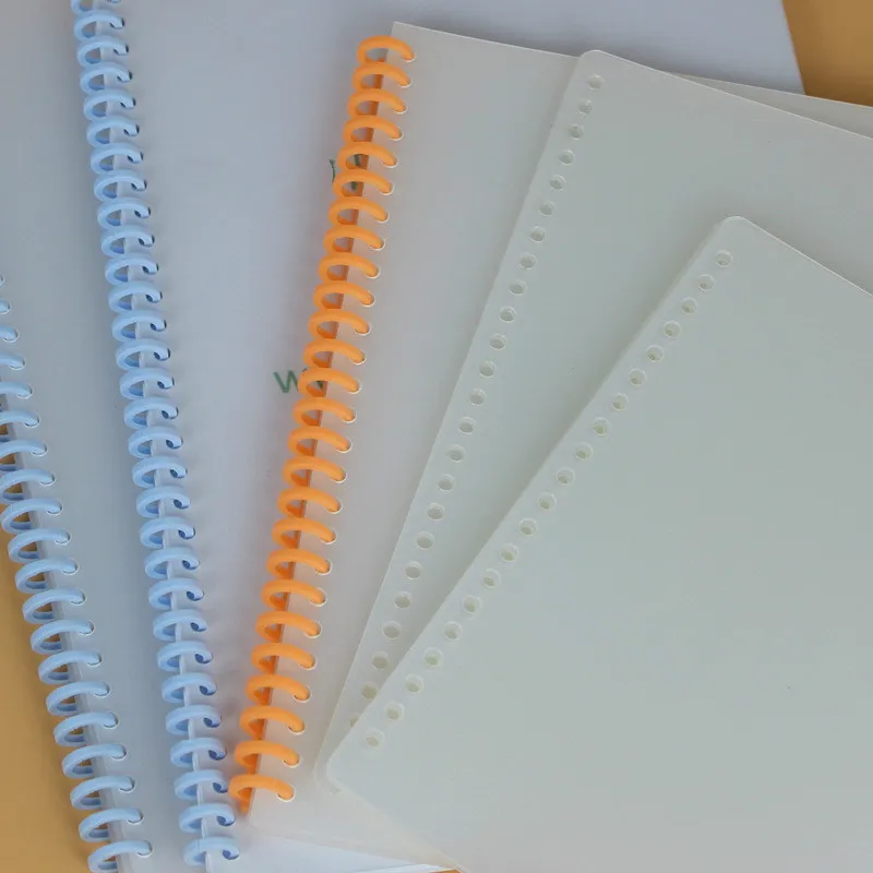 A4 Color Matte Binding Film PVC Plastic Cover Book Loose-leaf Transparent Paper Office School Supplies | Канцтовары для офиса и