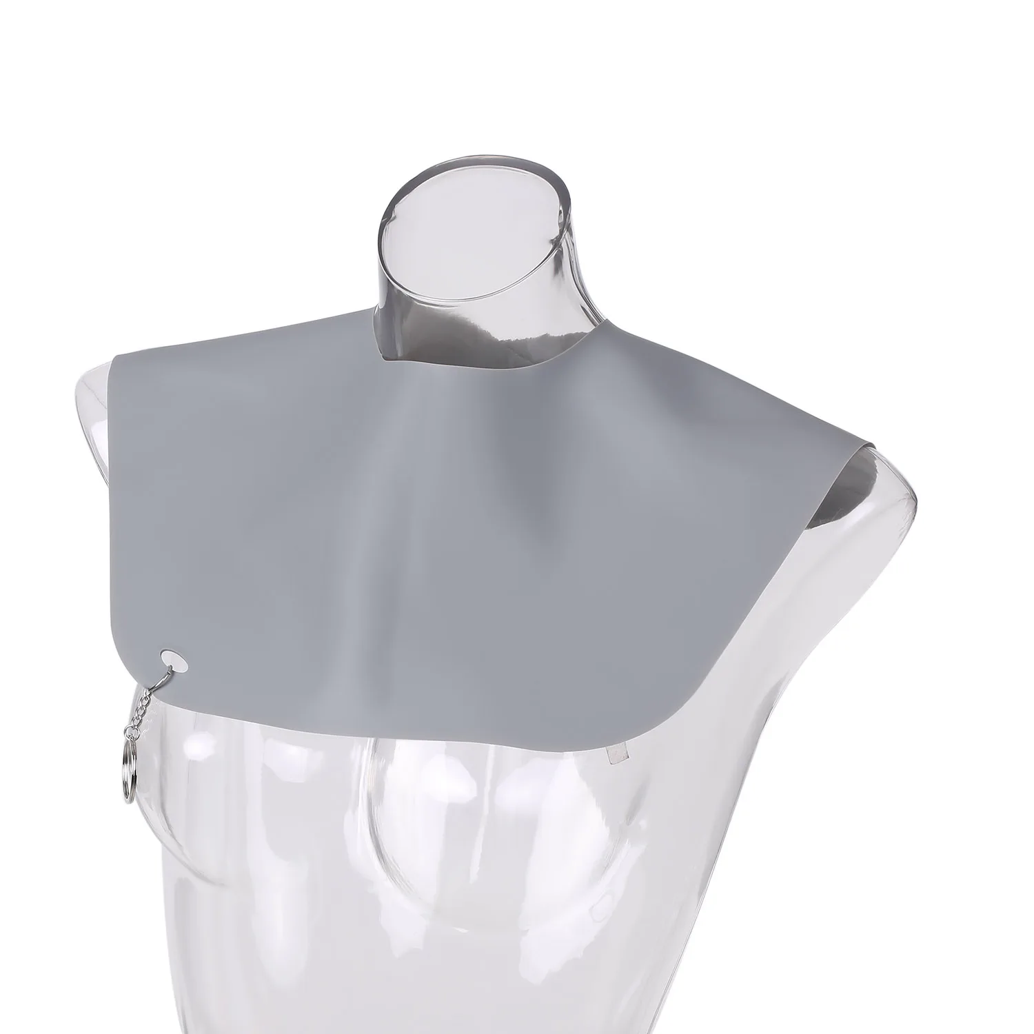 Профессиональный Регулируемый силиконовый фартук для стрижки волос