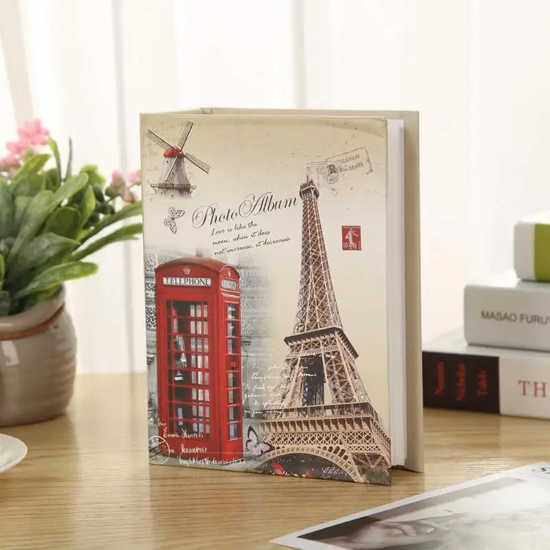 6 дюймов 100 страниц фото альбом карта книга чехол бумага для скрапбукинга детей