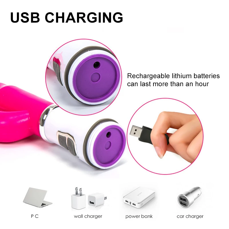 Вибратор с 12 скоростями и сильным Кроликом Стимулятор клитора массажер для точки