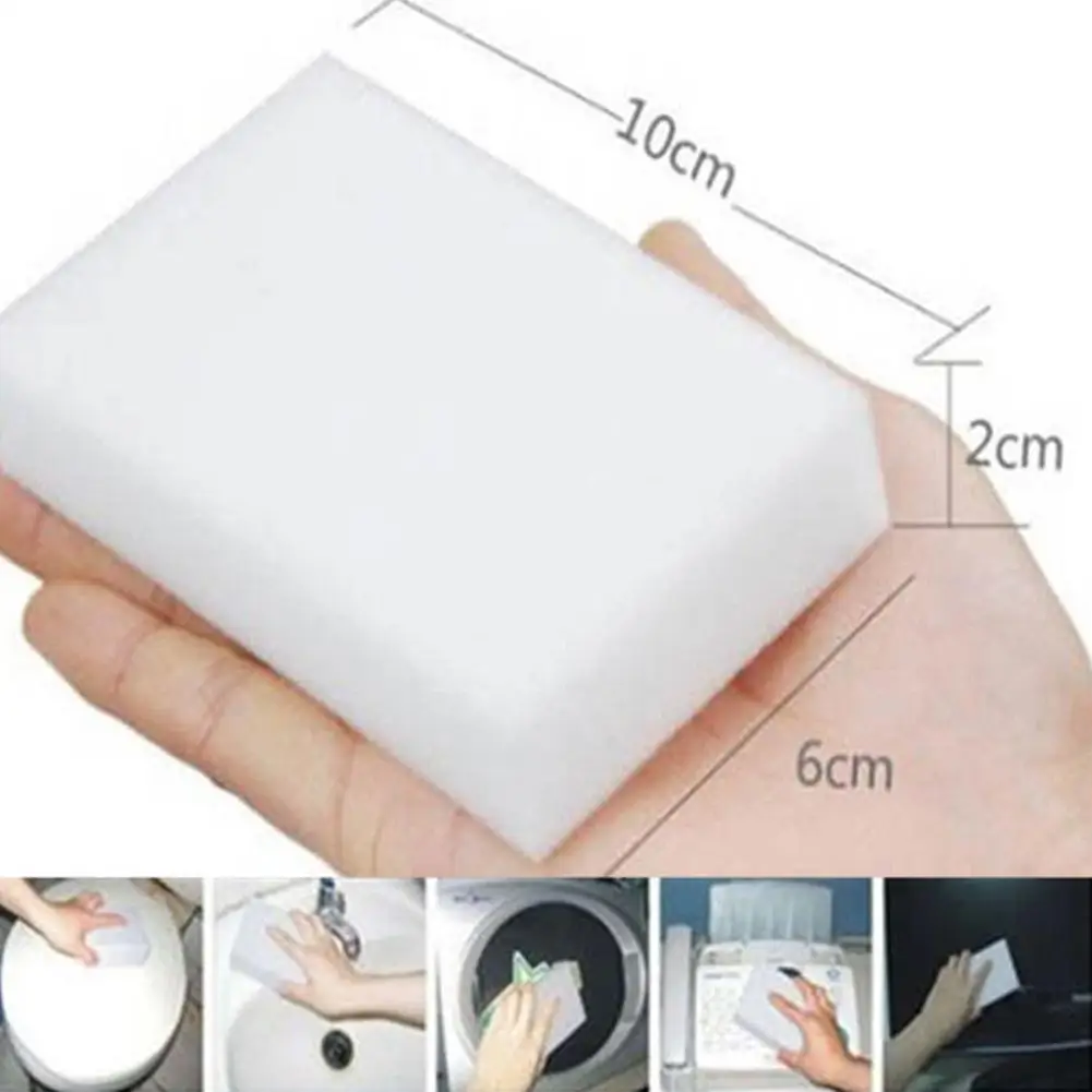 

10 Pcs Clean Eraser, Sponge Pad Cleaner Multi-functional Kitchen Assessoires Dish Washing Sponge Eraser