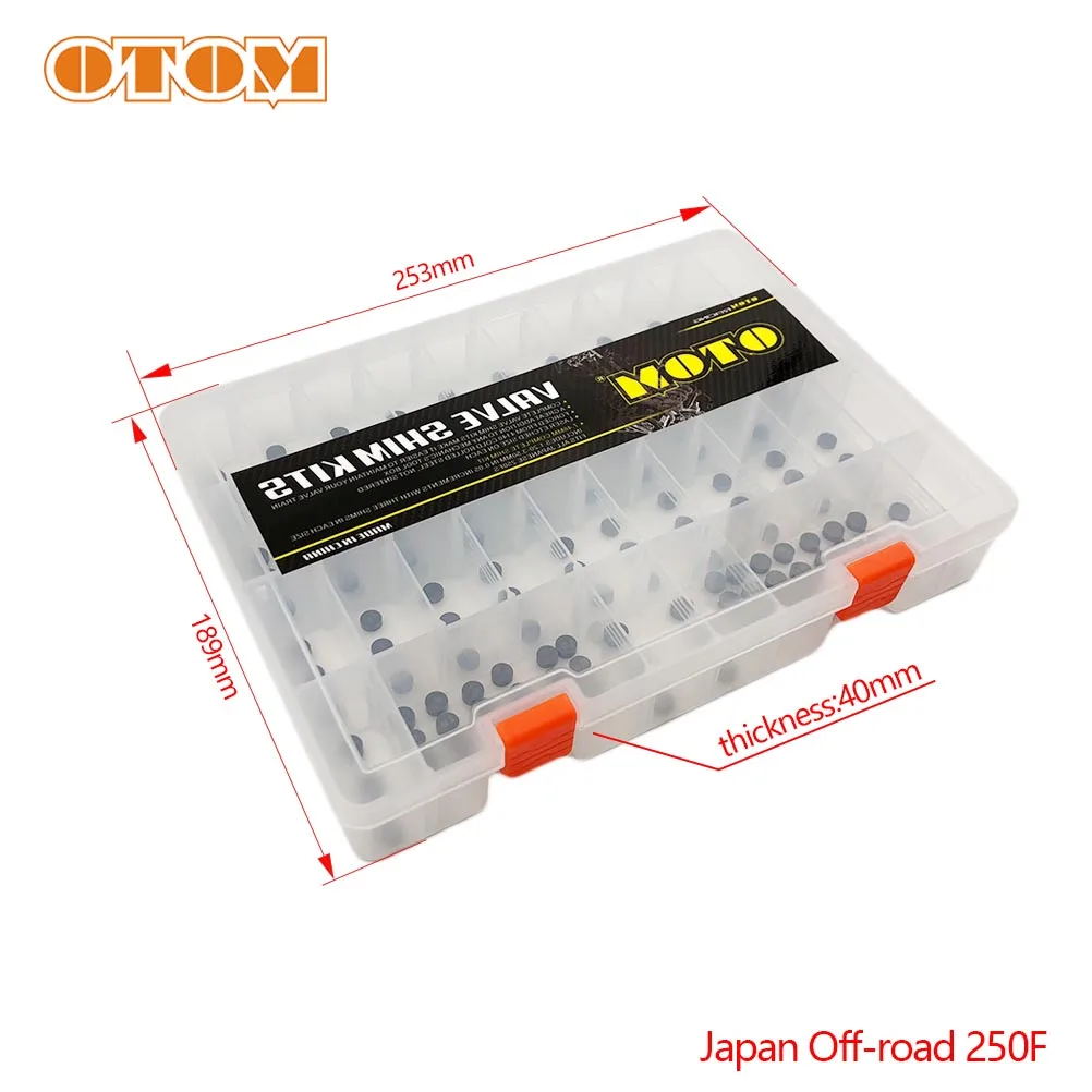 OTOM мотоцикл части двигателя регулируемый клапан прокладки-шайбы комплект для