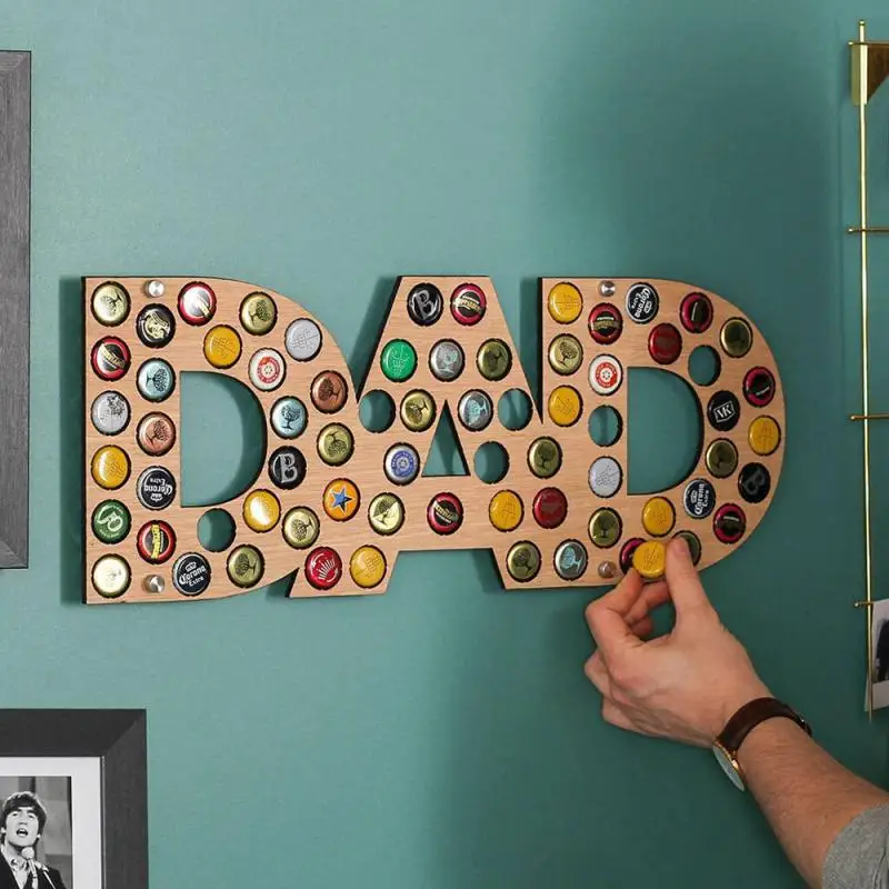 Beer Bottle Cap Rack Map-husband's Gift Storage Holders Home Wall Hanging Decoration Crafts | Дом и сад