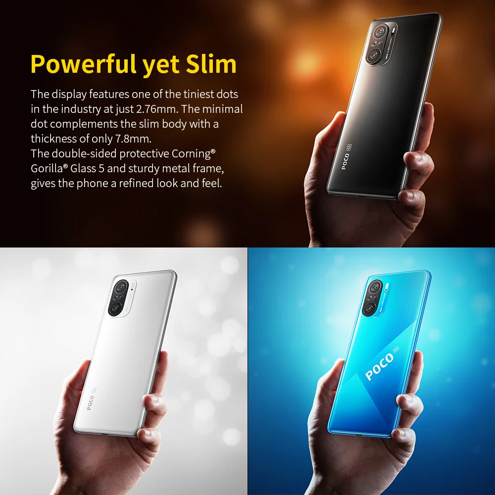 Xiaomi-tel&eacute;fono inteligente POCO F3 5G versi&oacute;n Global, SmartPhone con 6GB y 128GB/8GB y 256GB, Snapdragon 870, ocho n&uacute;cleos, 6,67 pulgadas, 120Hz, E4, Pantalla AMOLED, Bluetooth-5