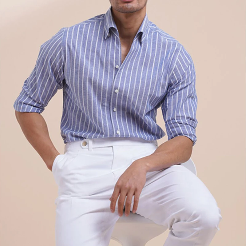 50x140 см полосатая льняная хлопковая ткань для подушки/скатерти/рубашки JY-015/018 | Дом