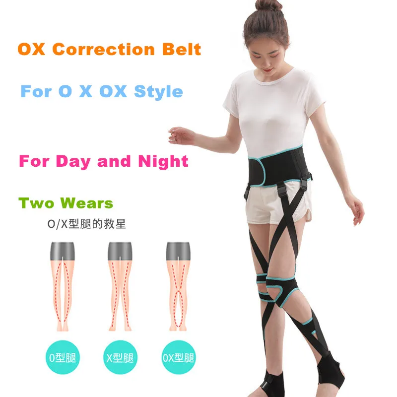 

Two Wears Orthotics Leg Posture Corrector Intensive Corrective Leg Belt O/X Type Leg Straight Instrument Leg Correction Device