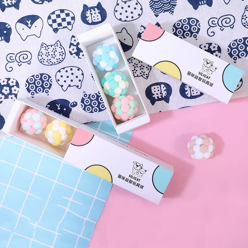 HOOPET игрушка для домашних животных обучающая кошек мячик мягкие игрушки круглый