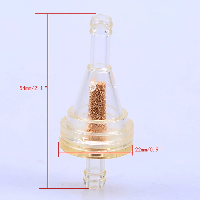 Универсальный мотоциклетный бензиновый топливный масляный фильтр POSSBAY 1/4 дюйма 6