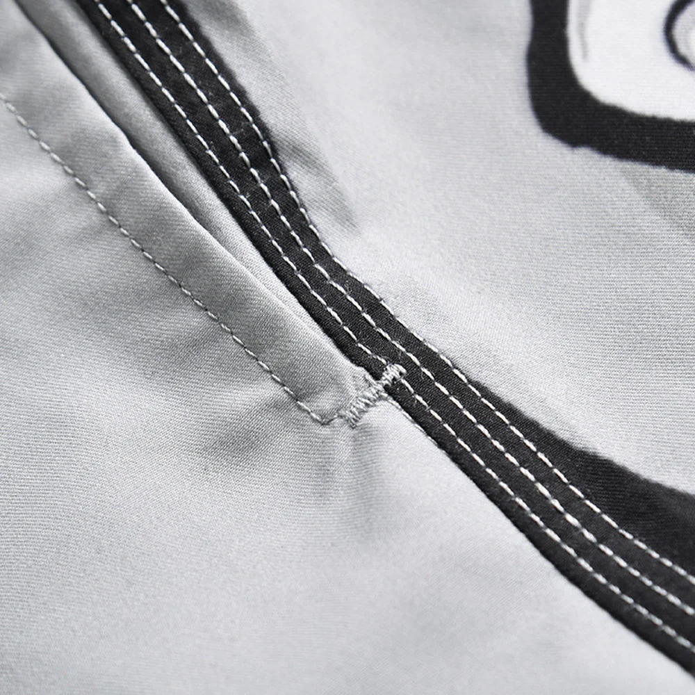 Быстросохнущие летние мужские пляжные шорты с принтом одежда для плавания