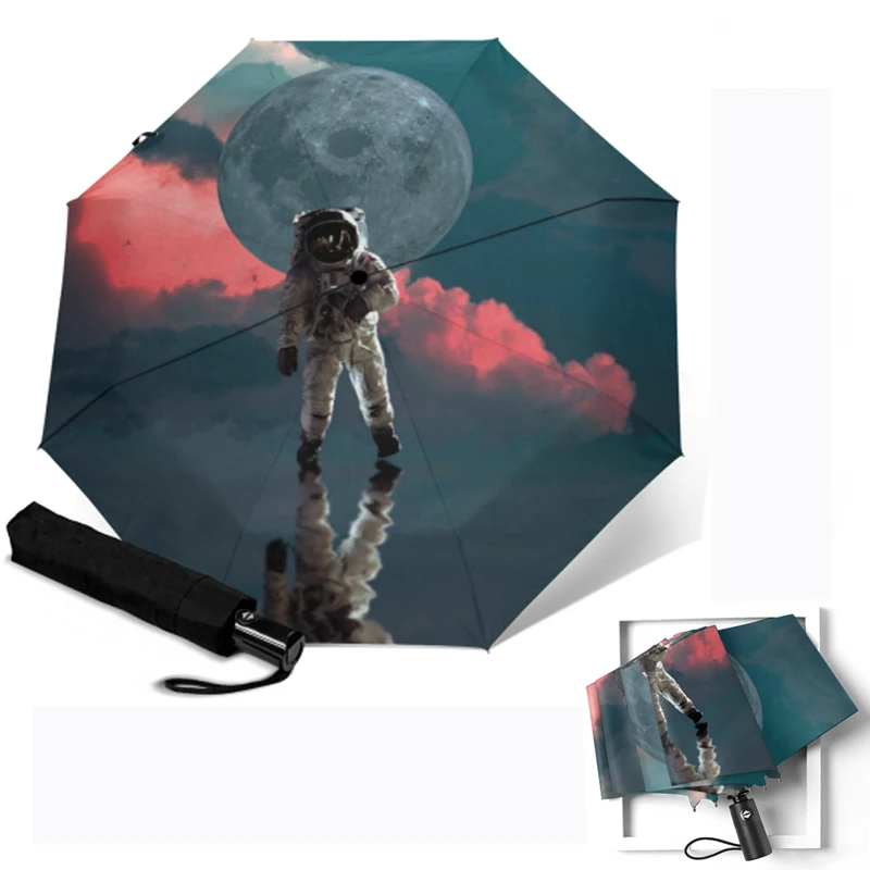 Автоматический зонт для путешествий деловой с 8 УФ-защитой | Дом и сад