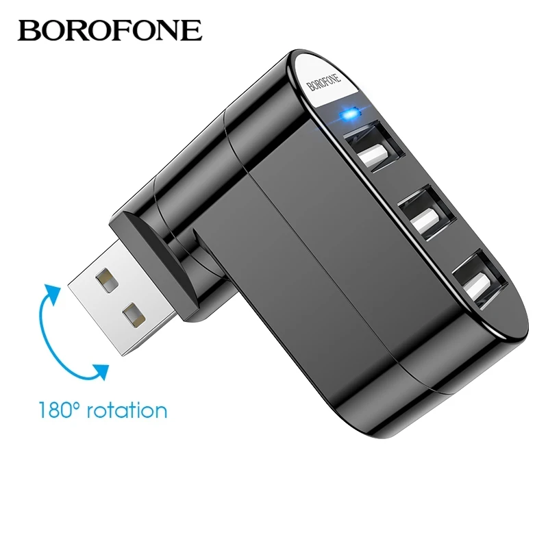 

USB-разветвитель Borofone с 3 USB-портами, 2,0 Мбит/с
