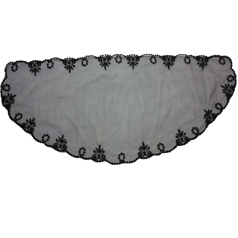 Вышитая церковная Дамская повязка на голову Фата Мантилья католическая вуаль