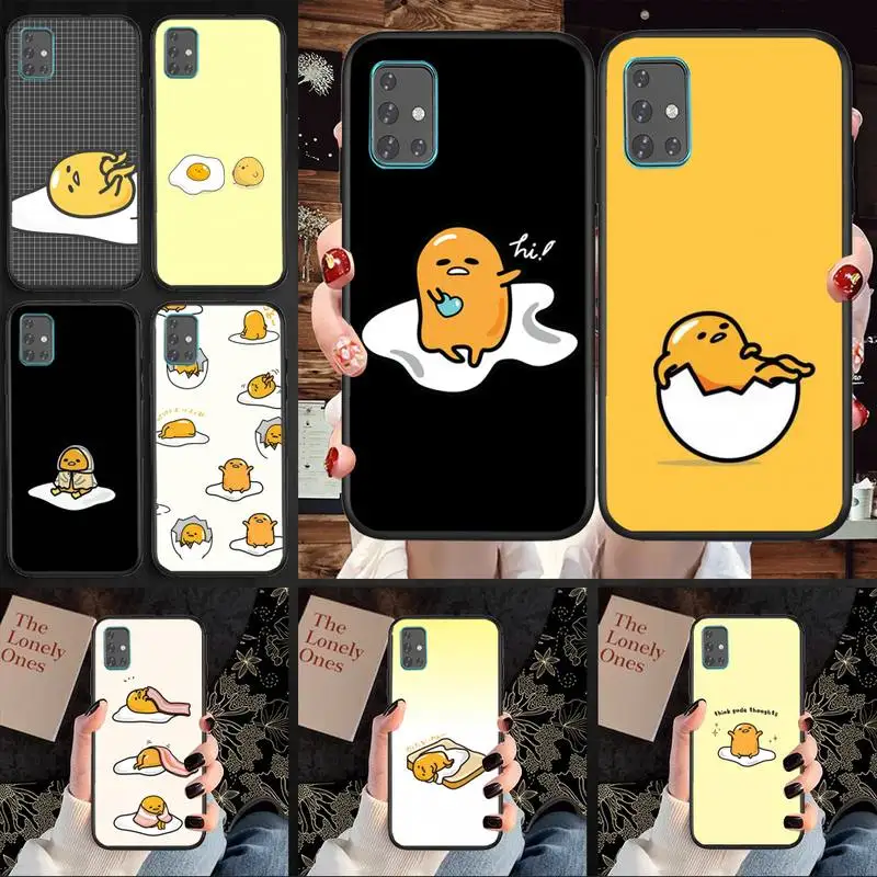

Cartoon Gudetamas Lazy Egg Phone Case for Samsung A30 A20 A20S A10 A10S A9 A8 A6 A6S A40 STAR Lite Cover Coque