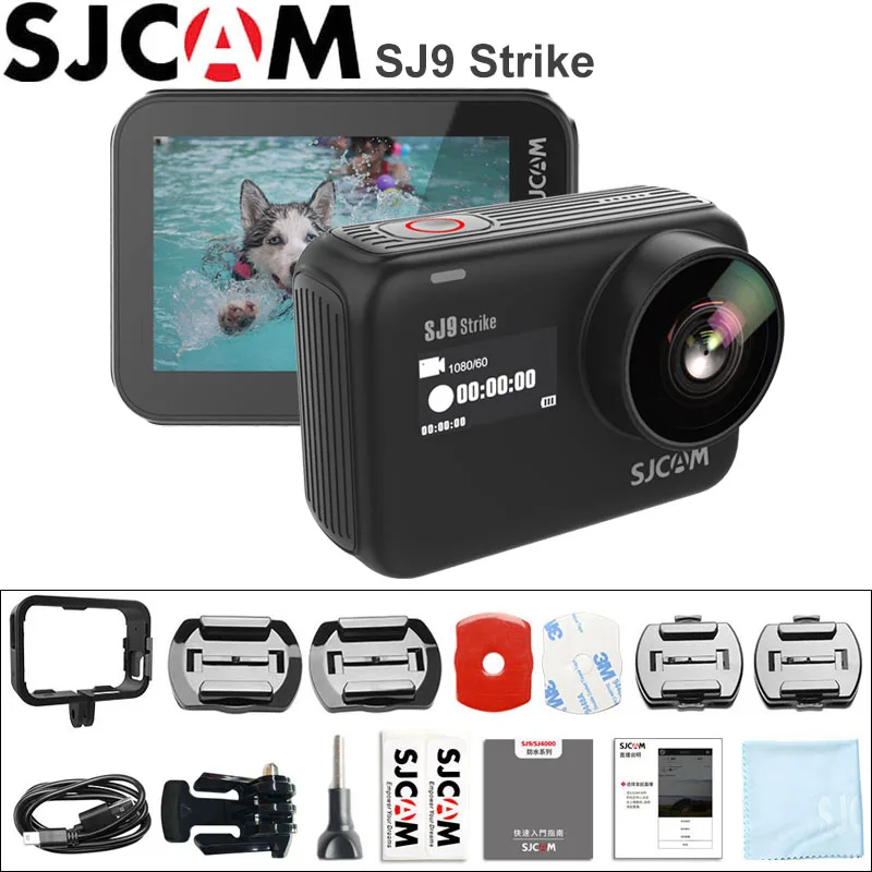 Экшн камера SJCAM SJ9 Strike 4K Wi Fi водонепроницаемый корпус для спорта DV Беспроводная