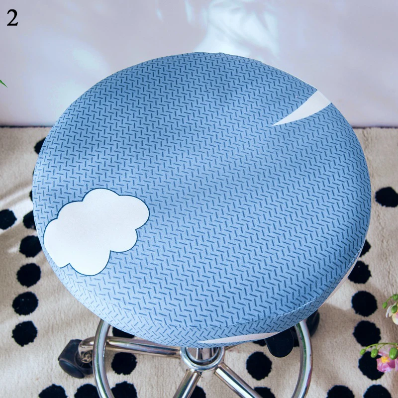 1 шт. новый круглый чехол на стул барный эластичные чехлы сиденья домашний для