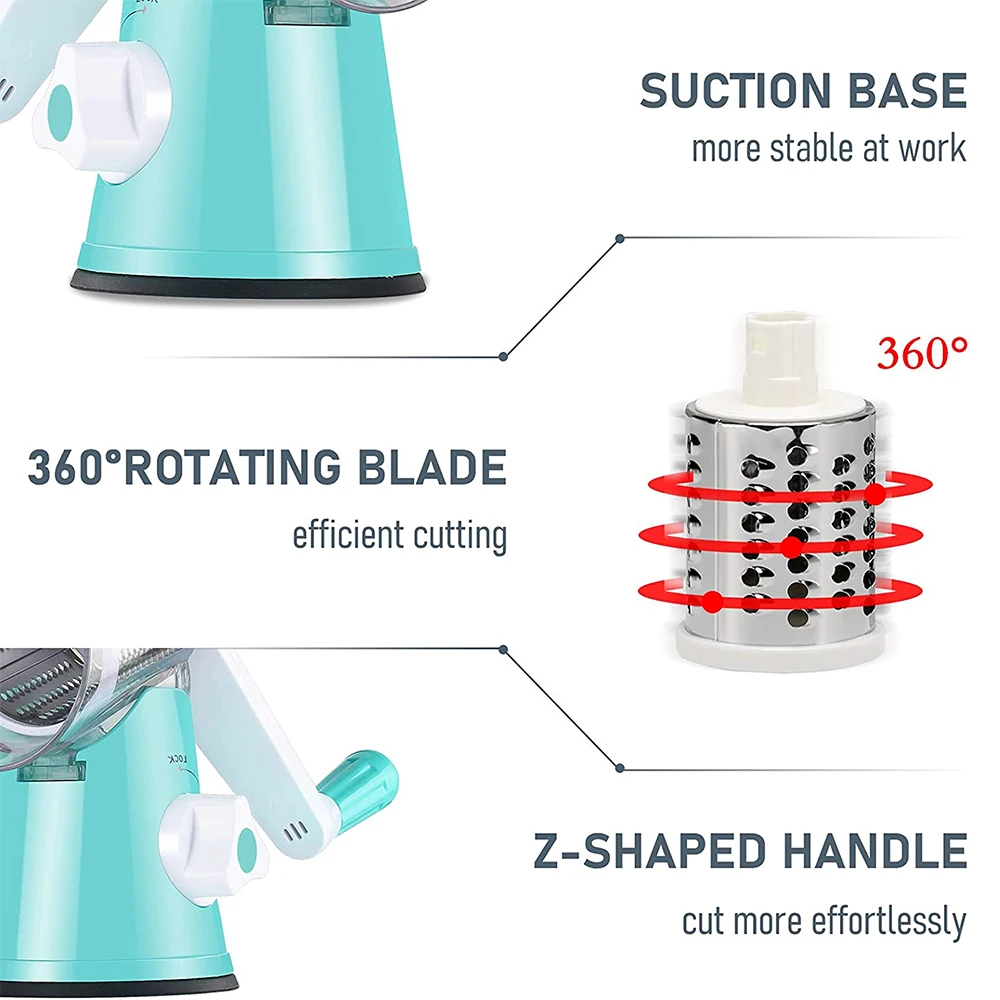 Multifunction Vegetable Slicer Fruit Potato Chopper Carrot Onion Cutter Grater Food Grinder Kitchen Tool Accessories | Дом и сад