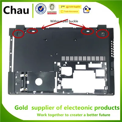 Для lenovo B50-30 B50-45 B50-70 B50-80 B51-30 300-15 B51-80 N50-45 N50-70 N50-80 305 нижней части корпуса база крышка чехол AP14K000410 - Цвет: Черный
