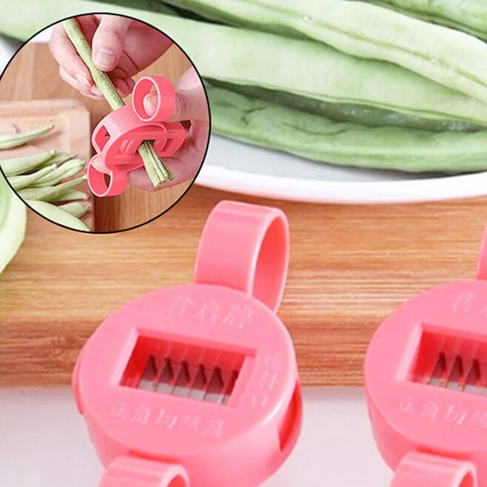 

Stainless Steel Multifunction Kitchen & Home Green Bean Vegetable Fashion Bean slicer Cooking Grater Cutter Kitchen Gadget