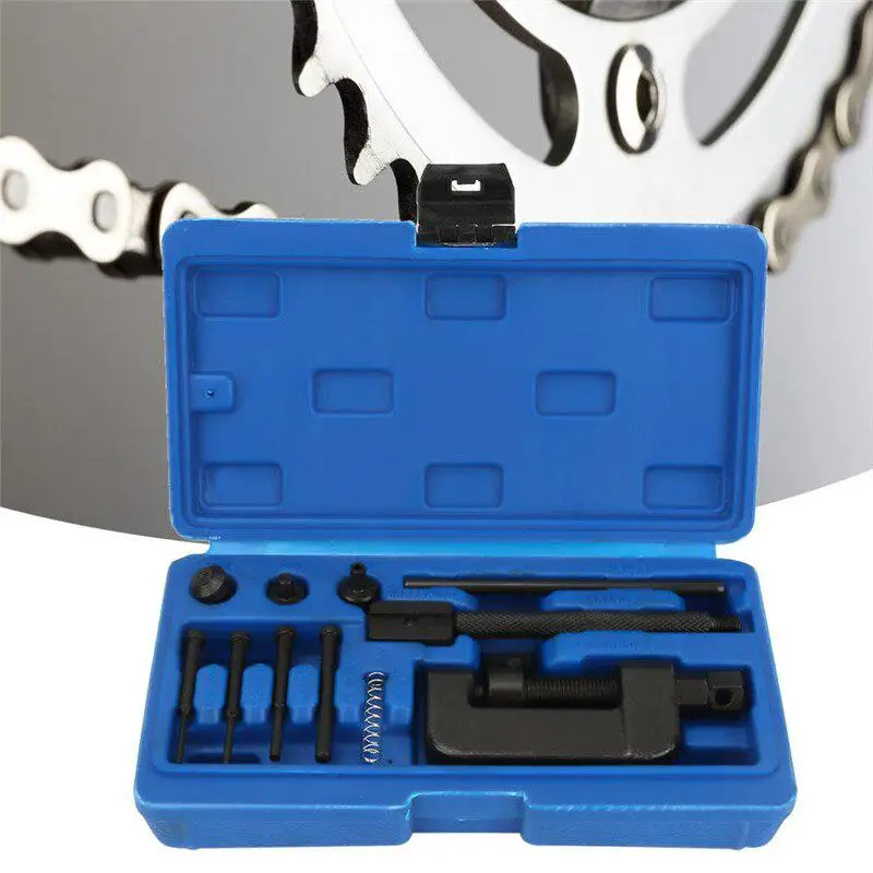 Набор инструментов для ремонта цепи мотоцикла разветвитель заклепка набор
