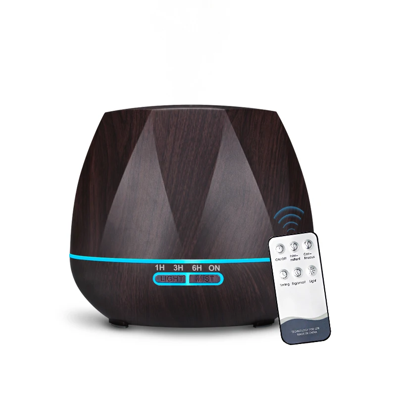 

500ML Remote Control Air Humidifier Essential Oil Diffuser Humidificador Mist Maker LED Aroma Diffusor Aromatherapy