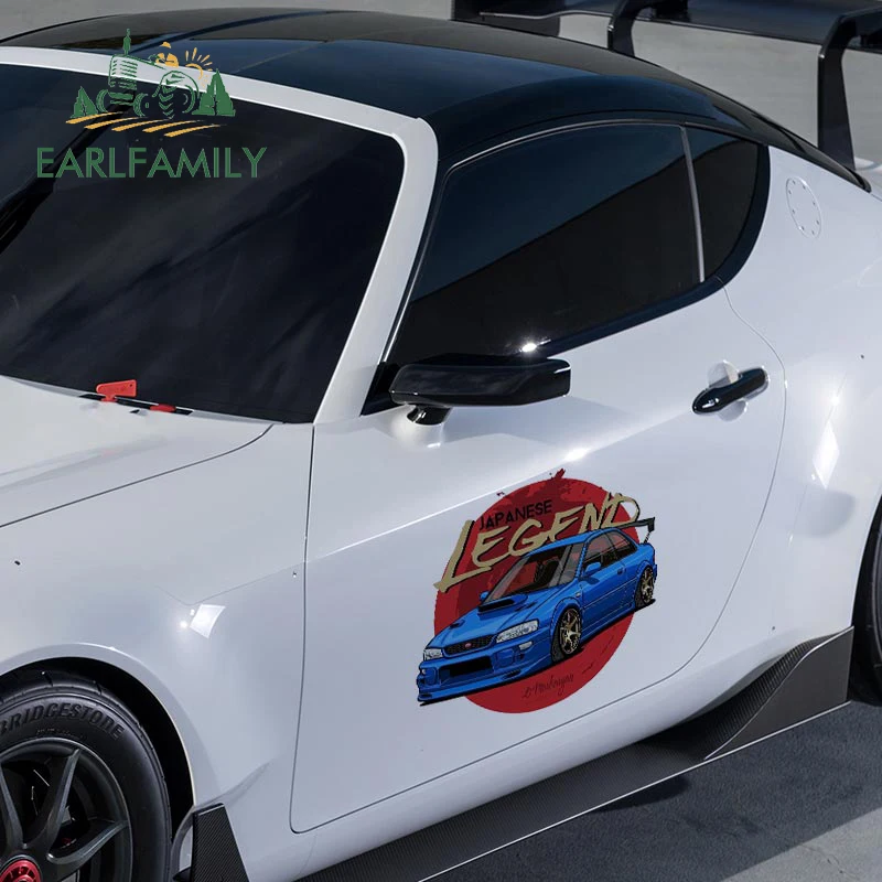

EARLFAMILY 43 см x 37,4 см для Impreza 2,5 RS, виниловые автомобильные наклейки, Фотокамера, водонепроницаемая фотосессия для Subaru