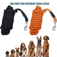 super long tracking dog leash round rope outdoor walking training strong pet lead leashes for small medium large dogs 5m10m15m