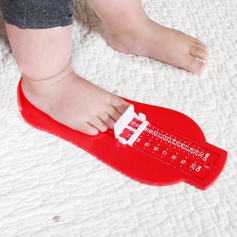 

4 Colors Baby Foot Ruler Kids Foot Length Measuring device child shoes calculator for children Infant Shoes Fittings Gauge Tools