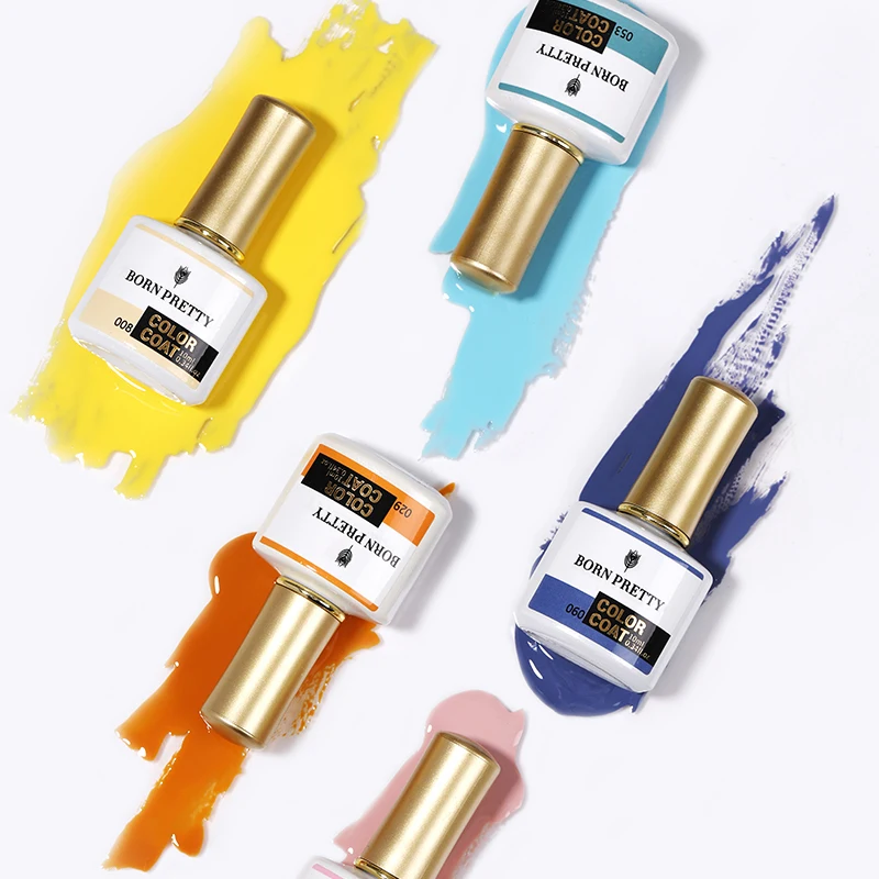 BORN PRETTY 10 мл УФ гель для ногтей весна лето черный белый цвета Блестящий