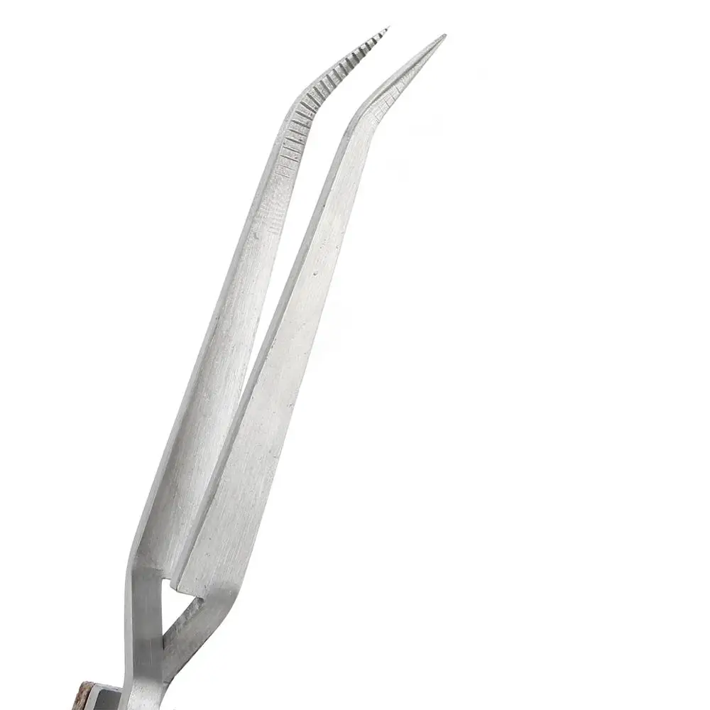 Jewelry Soldering Tweezer Curved/Straight Tip Self Lock Welding Cross Locking Making Processing Tool for Jeweler | Украшения и