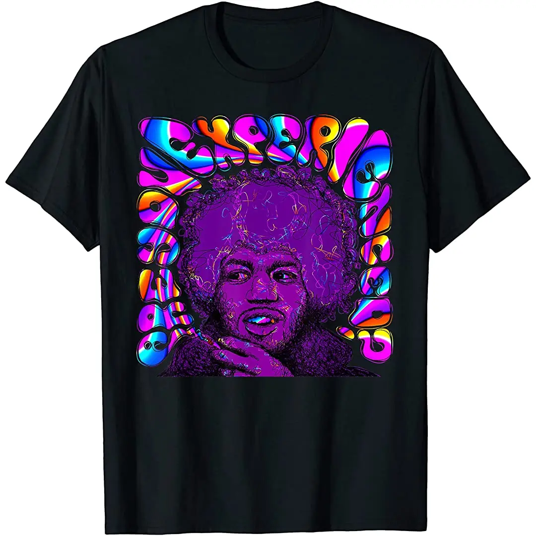 Jimi Hendrix психоделическая футболка