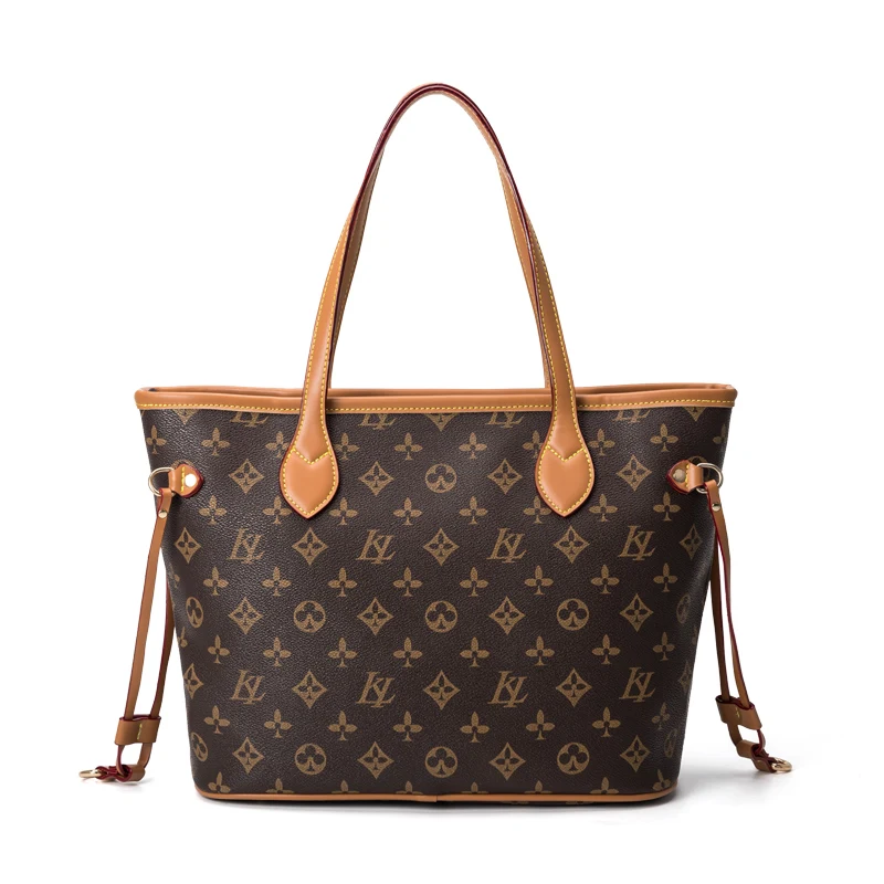 

2021 New Real Cowhide Fashion All-match Large-capacity Ladies One-shoulder Diagonal Tote Handbag Famous Luxury Designer Purses