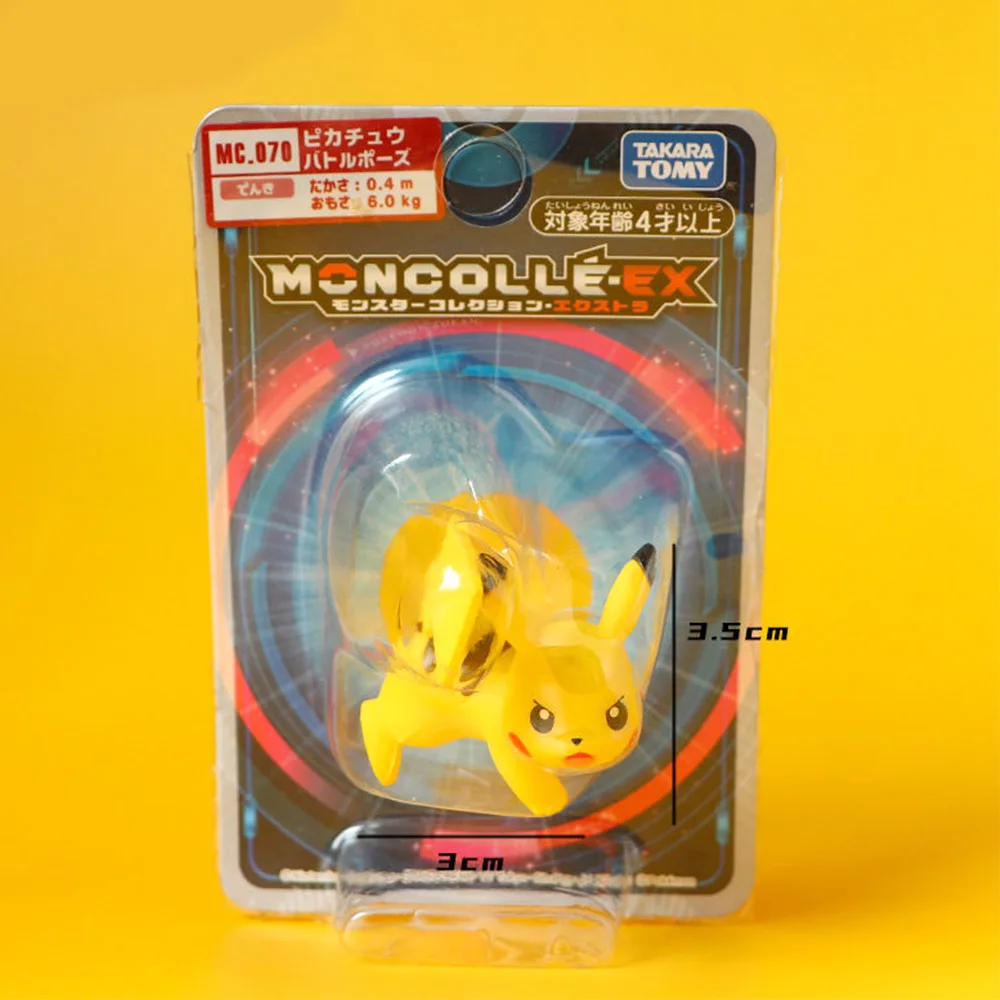 Pokemon Figures Pikachu Charmander Squirtle Ornaments Action Figure Cartoon Cute Model Dolls Kawaii Kids Girl Toys Gift | Игрушки и